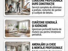 Prestari servicii curatenie/ amenajari interioare